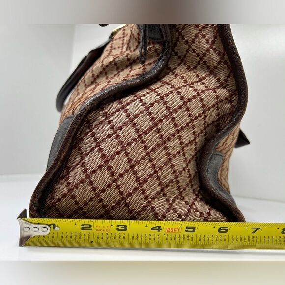 Gucci Web Duffle Bag Diamante Canvas Large - Picture 11 of 12